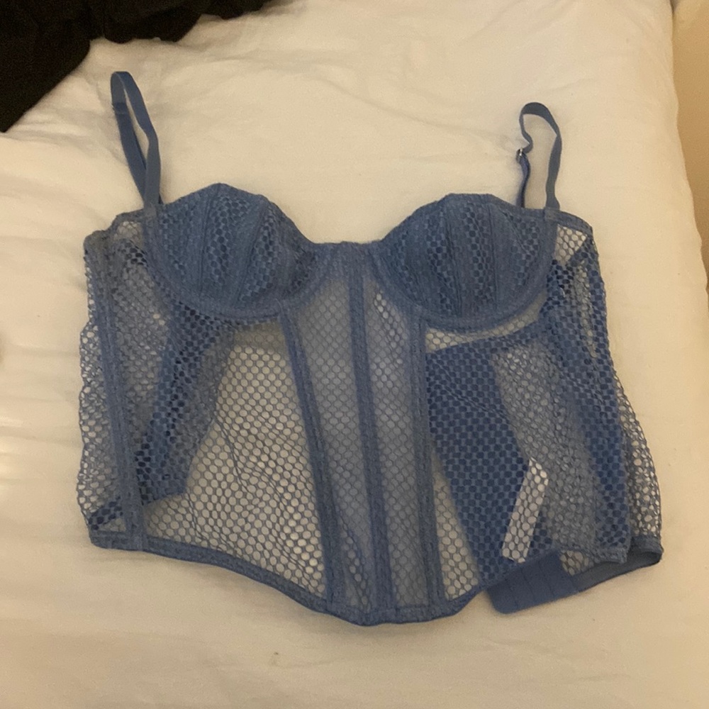 URBAN OUTFITTERS. Periwinkle corset